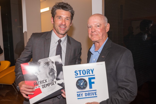 For young and young-at-heart fans: The media stations allow 16 specially produced stories all about Porsche; participants among others are actor and racing driver Patrick Dempsey (left) as well as Guy Newmark - The Million-Mile Porsche 356 Daily Driver.